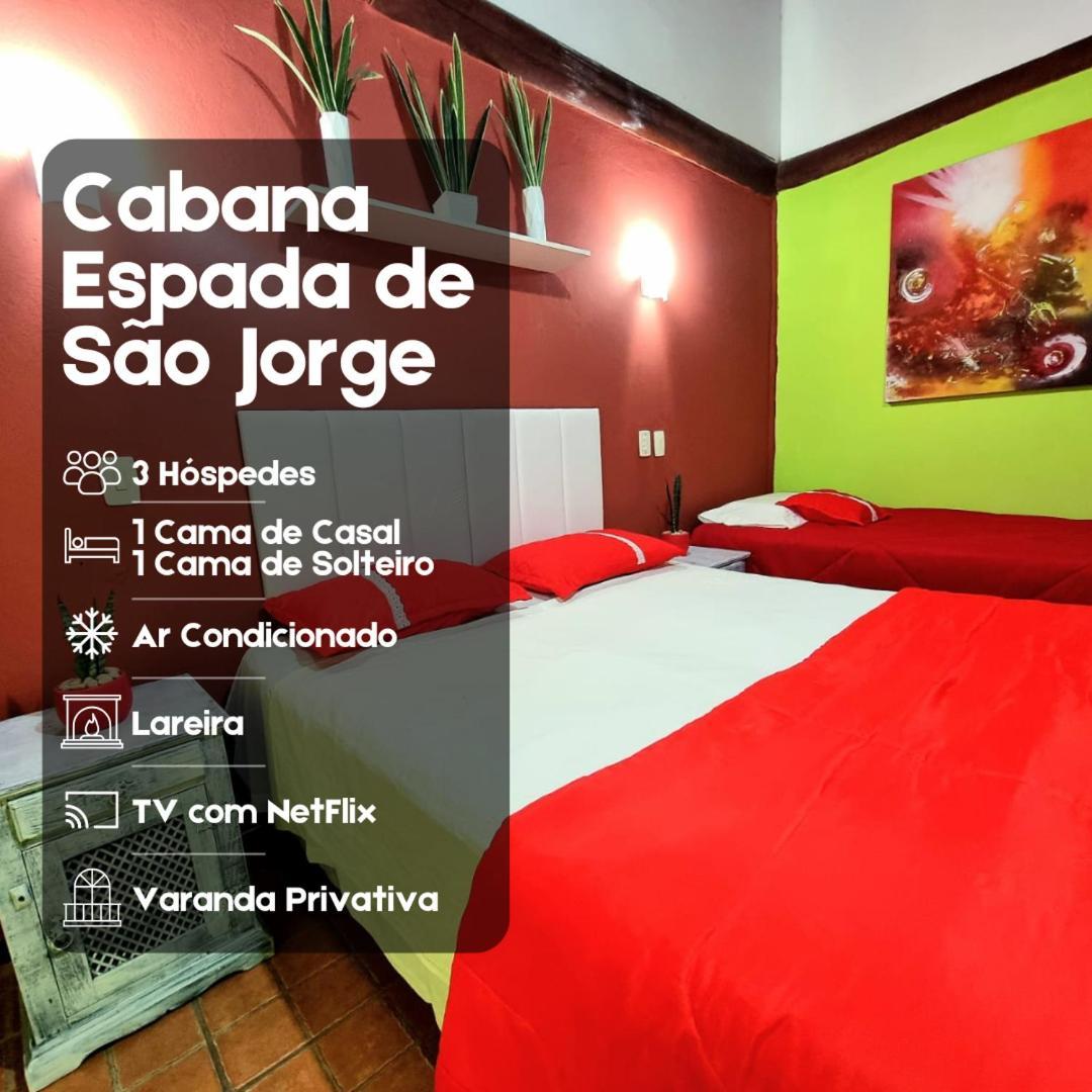 Cabanas Espada De Sao Jorge São Roque Exterior foto